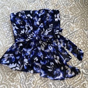 Strapless dressy top